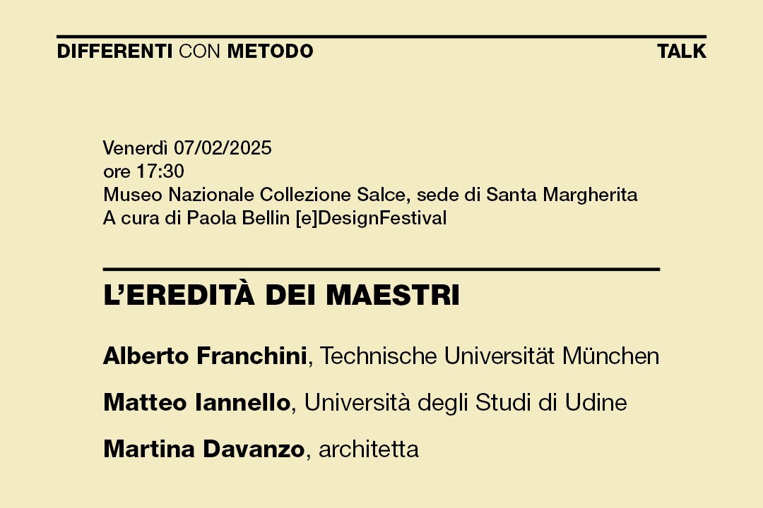 DIFFERENTI CON METODO TALKS | Sesto appuntamento